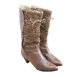 Francesca Martelli Leather Boots #170-38